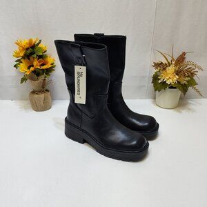 No Boundaries Lug Pull On Side Zip Boot 2.2" Heel True To Size WMNS US 9 NWT